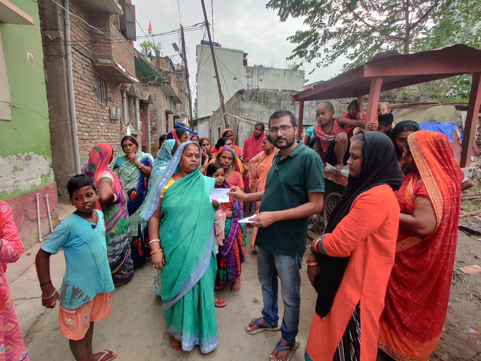 Charity Saree Distribution